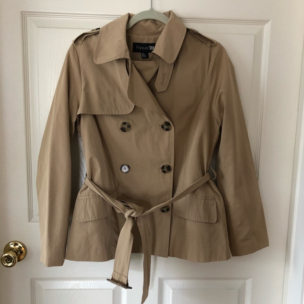 Forever21 Tan Rain Coat